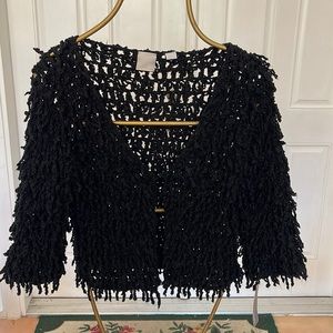 NWT OC knit sweater with hook closure